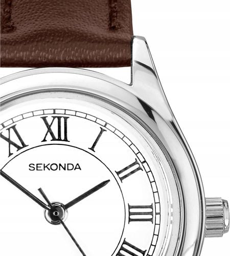 Zegarek Damski Sekonda 40685 brązowy na Arena.pl
