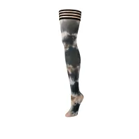kixies mackenzie pończochy tie-dye czarny/biały/jasnobrązowy b
