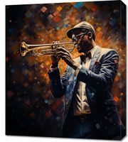 Obraz 60x70cm Symfonia na Trąbce
