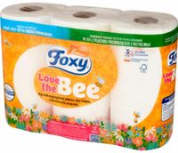 FOXY Ręcznik Papierowy 3-Rolki 2-Warstwy Love Bee