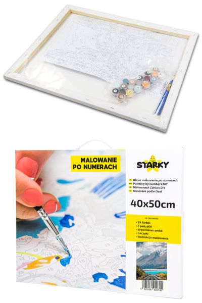 Zestaw do malowania po numerach - droga w górach zdjęcie 11