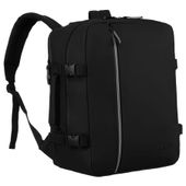 PETERSON plecak podróżny wodoodporny praktyczny i pojemny V664 czarny