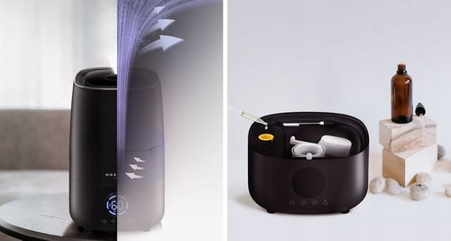 NAWILŻACZ POWIETRZA LAMPKA NOCNA AUTOMATYCZNY JONIZATOR DYFUZOR + na Arena.pl