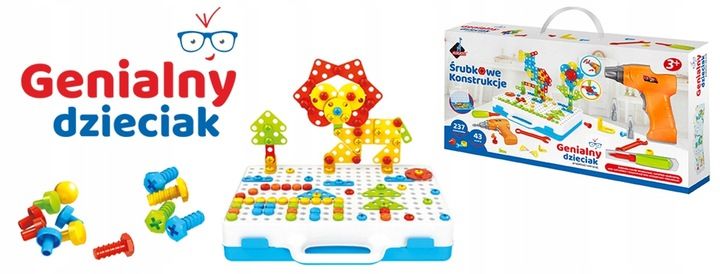 ŚRUBKOWE KONSTRUKCJE MOZAIKA 3D WKRĘTARKA ASKATO zdjęcie 8