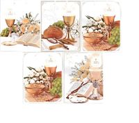 Torebka ozdobna laminowana 26 x 32  Komunia Św. PL-6 mix  12 szt