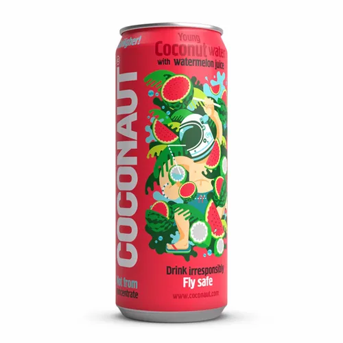 Woda kokos. z młod. kokosa z sokiem arbuzo. 320ml na Arena.pl