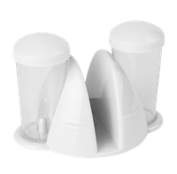 Pojemnik na przyprawy "Oslo" [śnieżnobiały]