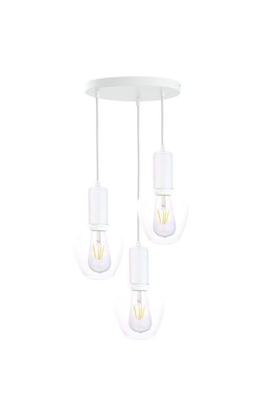 Lampa wisząca 3xE27 VERRE WHITE zdjęcie 1