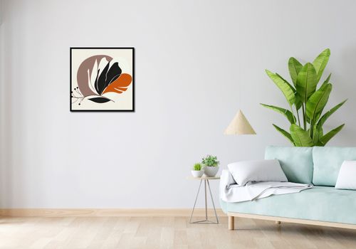 Plakat 60x60cm Elegancja Roślinna na Arena.pl