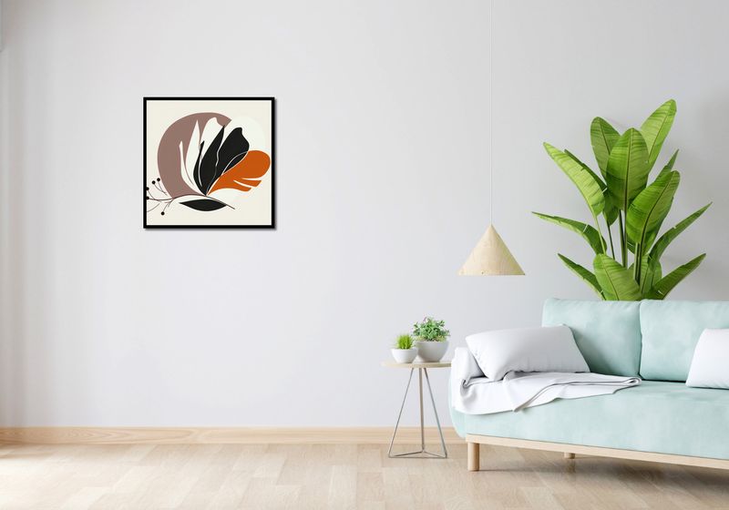 Plakat 60x60cm Elegancja Roślinna zdjęcie 4
