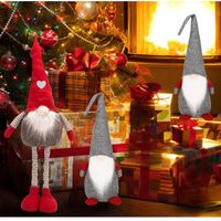 SKRZAT KRASNAL ŚWIĄTECZNY TELESKOPOWY DUŻY GNOM WYSOKI 115CM REGULOWANY XXL