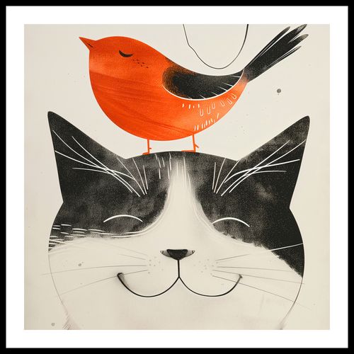 Plakat 50x50cm Pyzaty Przyjaciel na Arena.pl