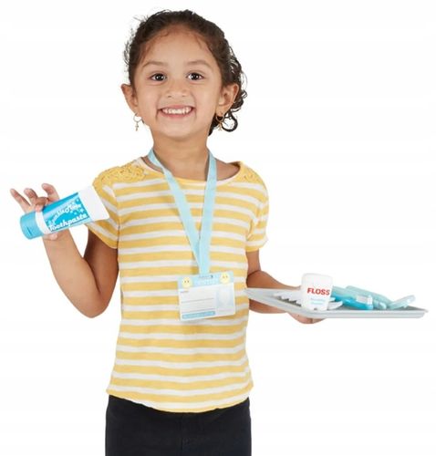 ZESTAW DENTYSTY ZĘBY UŚMIECH LEKARZ LECZENIE ZĄBKÓW ORTODONTA MELISSADOUG na Arena.pl