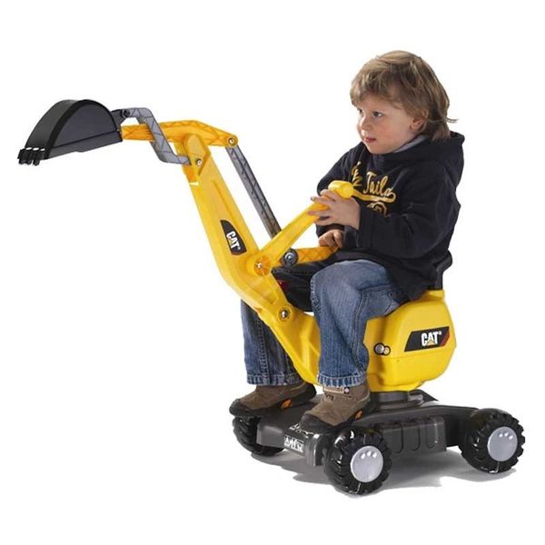 Rolly Toys RollyDigger CAT - Koparka Jeździk obrotowa Żółta zdjęcie 3