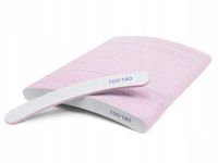 50 x PILNIK DO PAZNOKCI BANAN ZEBRA SZARY 100/180