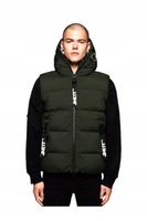 Męska kamizelka puchowa JACK1T Hood Racer zielona L