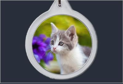 Brelok do kluczy Kotek zdjęcie 1