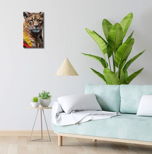 Obraz 20x40cm Papierowy Tygrys na Arena.pl