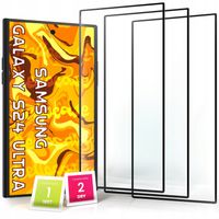 3-PAK Szkło Hartowane do Samsung S24 Ultra (na cały ekran, 9H, ochronne 5D)