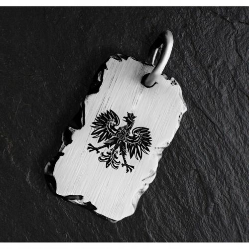 Unikatowy nieśmiertelnik Raw Edge Twój grawer s925 zawieszka na łańcuszek na Arena.pl