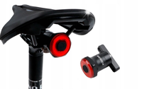 LAMPKA ROWEROWA TYLNA LED USB CZUJNIK STOP MX2