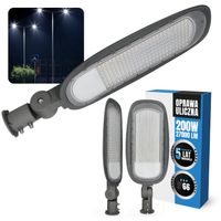 Lampa Uliczna Latarnia Oprawa Drogowa LED 200W MOCNA regulowana IP66