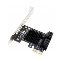 Karta adapter do komputera PC PCIe 1X na 4x SATA 3.0 Serial ATA III 6Gb/s