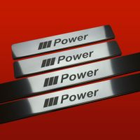 Listwa progowa BMW 5 SERIES E34 III POWER Stal nierdzewna 304 połysk 4szt