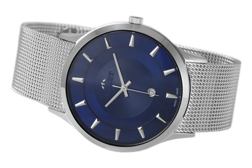 BISSET BSDE47 (zb051f) silver/navy blue na Arena.pl
