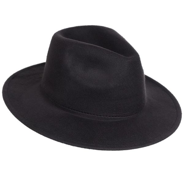 Kapelusz męski filcowy czarny zdjęcie 2