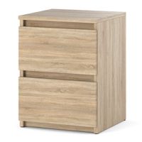 Szafka Nocna Drewniana Do Sypialni 40cm Nakastlik Stolik Nocny Dąb Sonoma