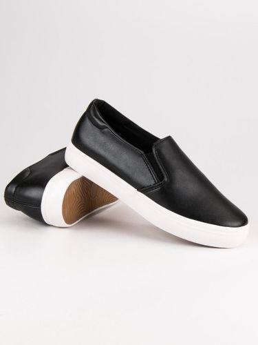 CZARNE TRAMPKI SLIP ON Rozmiar - 40 na Arena.pl