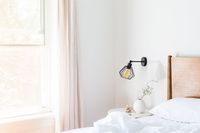 Kinkiet regulowany metalowy łamany czarny DUCOS LOFT