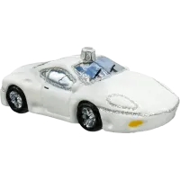 Samochód sportowy: biały