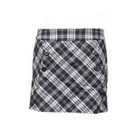 Spódnica Mini Stylowa Wygodna Krótka Czarna Rozmiar M Wełna Wiskoza