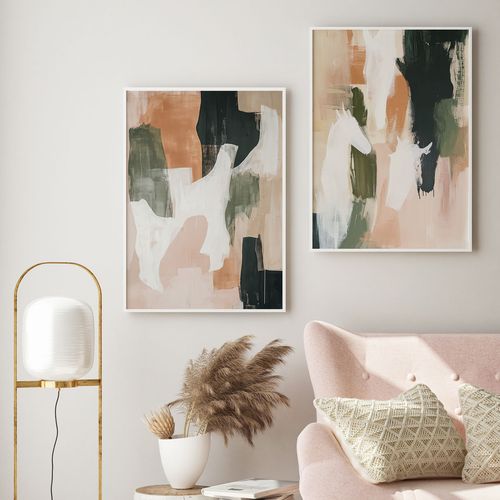 Zestaw dwóch plakatów pastele obrazy 61x91 cm na Arena.pl