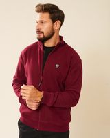 Sweter męski bawełniany bordowy Platon Rozmiar - 4XL