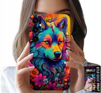 ETUI DO SAMSUNG GALAXY M35 4G - KOLOROWE WZORY, WILK WATAHA SWORA CASE