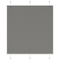 Roleta plisowana antracytowa 120x100 cm Szerokość tkaniny