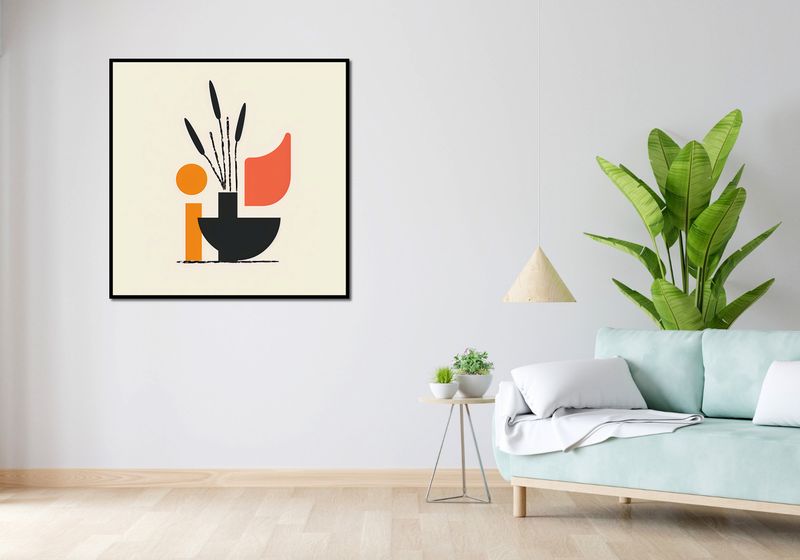 Plakat 100x100cm Szeroka Czerń zdjęcie 4