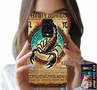 ETUI DO XIAOMI NOTE 9 PRO / 9S - SKORPION ZNAK ZODIAKU ASTRONOMIA + FOLIA
