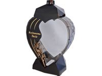 TATA TACIE ZNICZ ZNICZE LAMPION NA GRÓB SERCE RÓŻA ZŁOTO