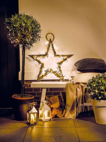 Lampki Choinkowe Światełka Ciepłe Białe 500 LED 11 m IP44 ZEW/WEW COMPACT na Arena.pl