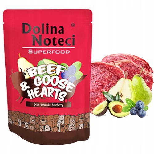 DOLINA NOTECI SUPERFOOD Karma mokra dla psa MIX Smaków 12 x 300g bezzbożowa na Arena.pl