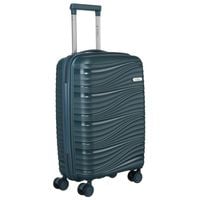 zielona kabinowa walizka podróżna z kółkami - peterson