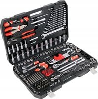 YATO ZESTAW XXL 225el KLUCZE NASADOWE 1/4" 3/8" 1/2" NASADKI PŁASKIE TORX