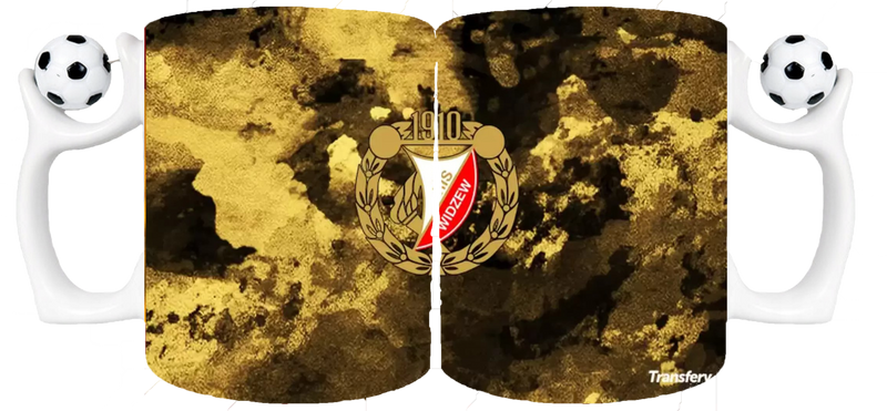 Kubek z piłką dla Fana Widzew Łódź zdjęcie 1