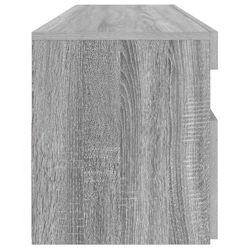 Szafka pod TV z oświetleniem LED, szary dąb sonoma, 90x35x40 cm na Arena.pl