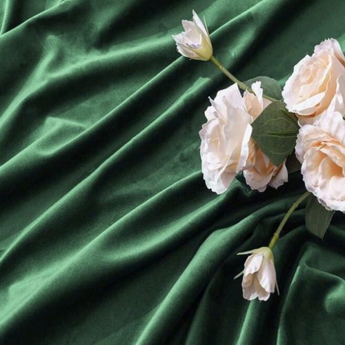 zasłona welurowa na taśmie - zielona na Arena.pl