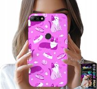 ETUI DO HUAWEI Y7 2018 - LOVE CAT, WZORY Z KOTAMI KOTY, POKROWIEC
